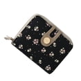 thumbnail image 3 of Toystoory Cartera corta de flores para mujer, monedero de cuero PU, cremallera, tarjetero, monedero Mochilas de mochilero, 3 of 6