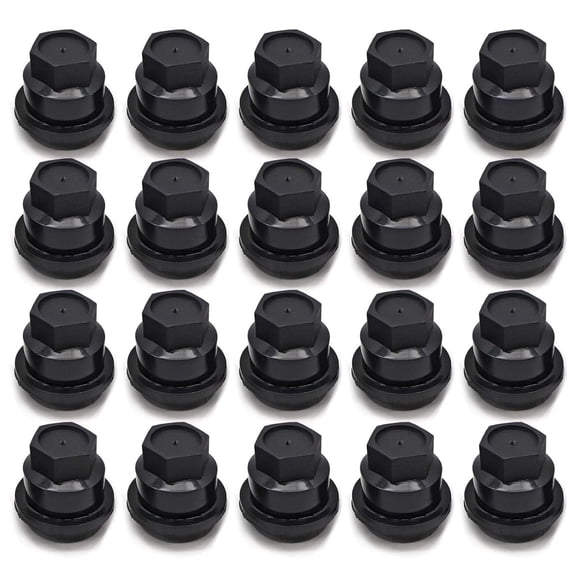 Replacement Heavy Duty Plastic Wheel Nut Caps 24mm Anti Corrosions Automotive Accessories Application 15661036