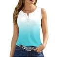 thumbnail image 5 of Bogo Cute Summer Tops For Women 2025 Trendy Womens Tank Tops Fitted Cropped Tunic Tops For Women For Leggings Plus Size Black V Neck T Shirts For Women Plus Size, 5 of 6