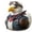 B, variant on QLUEWX 3.7" Patriotic Eagle Table Decor, Blue Eagle Resin Statues 4th of July Decorations, USA Red White Blue Figurines Memorial Day Decorations for 250th Anniversary Home Table Garden Decor
