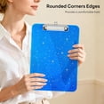 thumbnail image 7 of Cute Sparkly Glitter Clipboard 6 Color Set, Durable A4 Plastic Clip Board, Back to School Gift for Students Teachers, 7 of 7