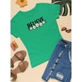 thumbnail image 3 of Believe Daisy Flower Banner T-Shirt Women -Image by Shutterstock, Female 3X-Large, 3 of 4