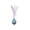 Green, variant on Plastic Tumbler Feather Toy for Cats with Interactive Wobble Design and Self-Entertainment for Pet Play