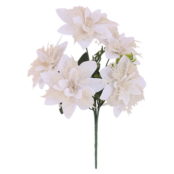 Artificial Cherry Blossom Flower Branches, Bulk Silk Faux Flowers Real Touch Bouquet for Home Wedding Party Centerpieces Spring Summer Decor, Vase Not Included
