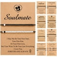 thumbnail image 2 of Wentin Bracelets Clearance! Pinky Promise Matching Bracelet For Couples Soulmate Man Distance Relationship Gifts For Women Men Him Her Cute Couple Gifts, 2 of 7