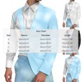 thumbnail image 3 of Men's Lapel Blazer Jacket Sport Coat, Cross Strap Cutout Hollow Out Single鈥態reasted Casual Suit Jacket for Party Club Nightclub Prom, 3 of 9