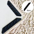thumbnail image 1 of Cinta de agarre para alfombras de 8 piezas, cinta para alfombras lavable reutilizable antideslizante para alfombras, alfombrillas, pisos de dur trapezoide BLESIY pinza para alfombras, 1 of 8