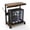 Retro, variant on Height Adjustable Computer Tower Stand with USB Charging Port, 2-Tier ATX-Case Cart, Under Desk Mobile PC Stand, CPU Holder Cart with Locking Caster Wheels for Fits Most PC