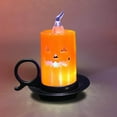 thumbnail image 2 of SgJHXb Halloween Decorations Pumpkin Night Light Electronic Candle Cup With Head Design For Party Home Desktop Scenery, 2 of 4
