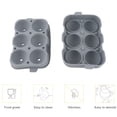 thumbnail image 4 of Molde Para Hacer Bolas De Hielo, Bandeja Redonda De Silicona Con 6 Agujeros Y Tapa, Herramientas De Bricolaje Hechas A Mano, 4 of 7