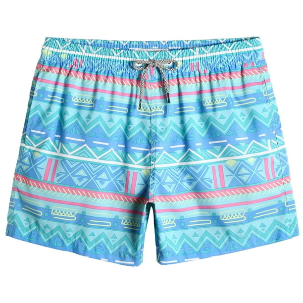 Bañador Maamgic para hombre, pantalones cortos de playa de secado rápido, color azul, talla L