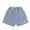 Blue, variant on LYMAYTER Teens Girls Children Denim Skirt Summer Stretch Waist Casual Shorts 5-14Y