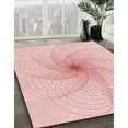 thumbnail image 3 of Ahgly Company Machine Washable Indoor Rectangle Transitional Pastel Red Pink Area Rugs, 2' x 5', 3 of 7