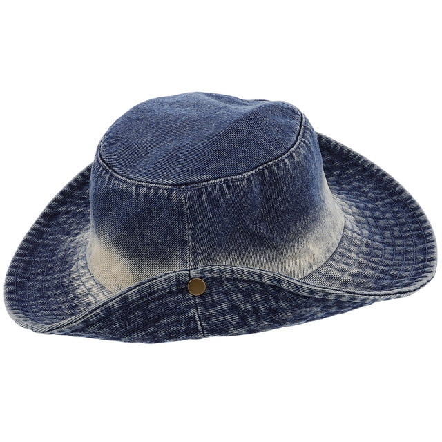 DEEPCRAFF Sombrero De Denim Con Ancha Plegable Para Uso En Exteriores