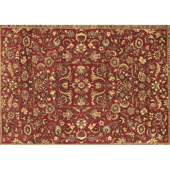 Ahgly Company Indoor Rectangle Persian Brown Traditional Area Rugs, 2' x 3'