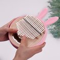 thumbnail image 4 of TOM Maple Wood 17-Key Kalimba Thumb Piano with Rabbit Silicone Cover, Portable Bag, Tuning Hammer, Cleaning Cloth, and Stickers for Easy Learning, Ideal Musical Gift for All Ages., 4 of 6