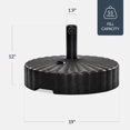 thumbnail image 2 of Base para sombrilla Best Choice Products con capacidad de 50 kg, negra, 2 of 7