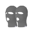 thumbnail image 1 of TopHeadwear 3 Hole Ski Face Mask Balaclava, 2 Pack Heather Grey, 1 of 1