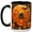 Black, variant on Gemstone Spider Halloween Coffee Mug, Pumpkin Web Mug, Ceramic Cup