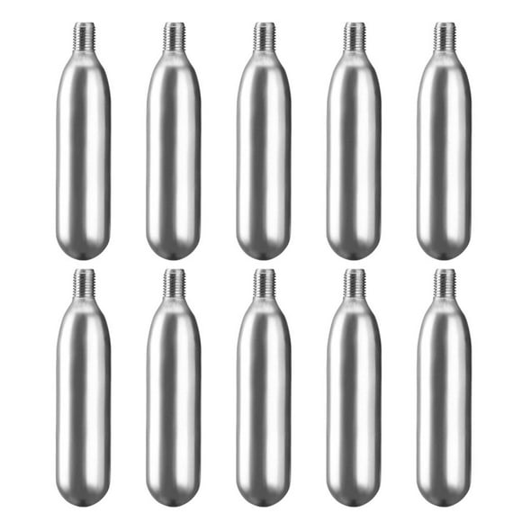 10Pcs CO2 Gas Cylinder16g Inflatable Cartridge Capsule Gas Tank For Road Mountain Bike Motorcycle Tire CO2 Inflatable Pump