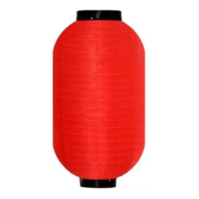 Nvzi piezas de linternas para exteriores, decoraciones japonesas, decoraciones para fiestas japonesas, linterna japonesa colgante, melón de invierno, hierro, 6 pulgadas, rojo