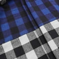 thumbnail image 5 of Men Clothing, Men's Flannel Shirts Cotton Long Sleeve Plaid Shirt Casual Fashion Button Down Shirts Jackets with Pocket Fall Winter, 5 of 6