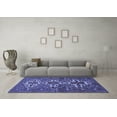thumbnail image 3 of Ahgly Company Indoor Rectangle Persian Blue Traditional Area Rugs, 7' x 9', 3 of 4