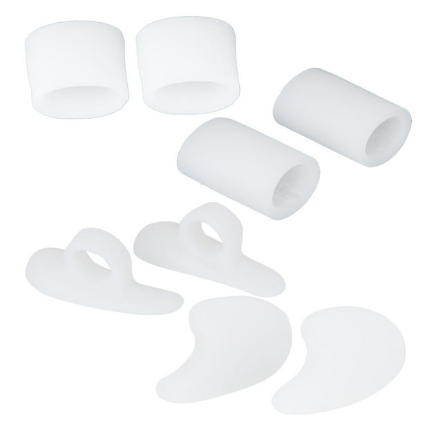 Separadores De Dedos Footful Gel Toe Caps Crestas De Dedos Para Valgo/dedos Torcidos/callos