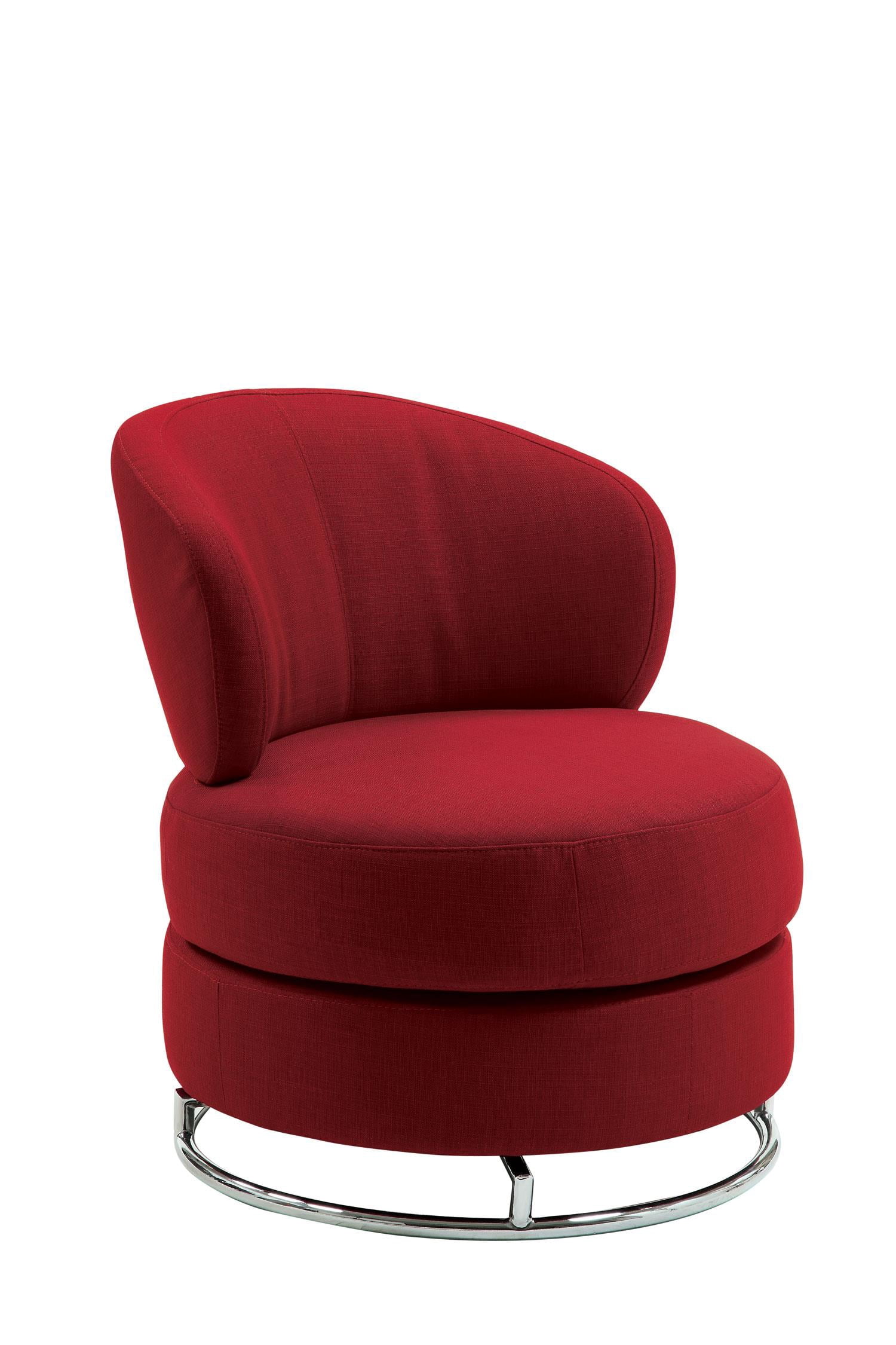 Red Contemporary Swivel Chair - Walmart.com - Walmart.com