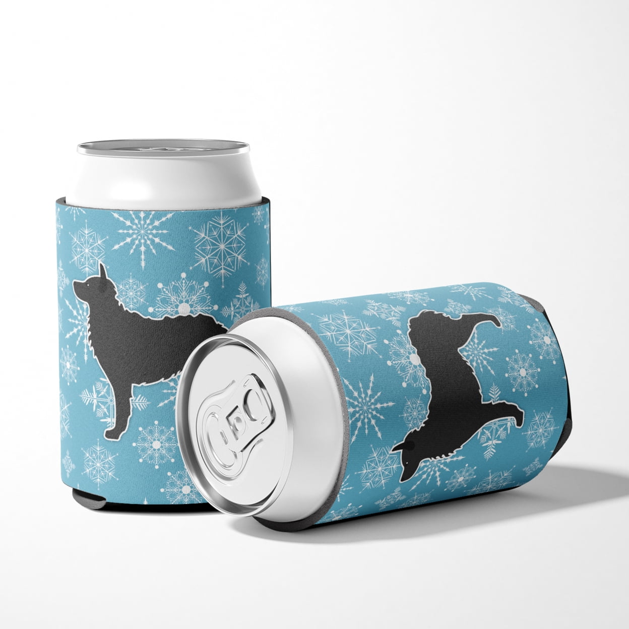 Winter Snowflake Croatian Sheepdog Can or Bottle Hugger