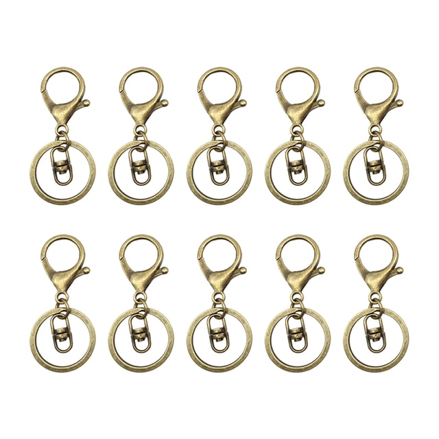 Guardoinrt 10piece Carabiners Lobster Claw For Keychain - Strong And Functional Accessories For Easy Key Ancient cyan 1Set
