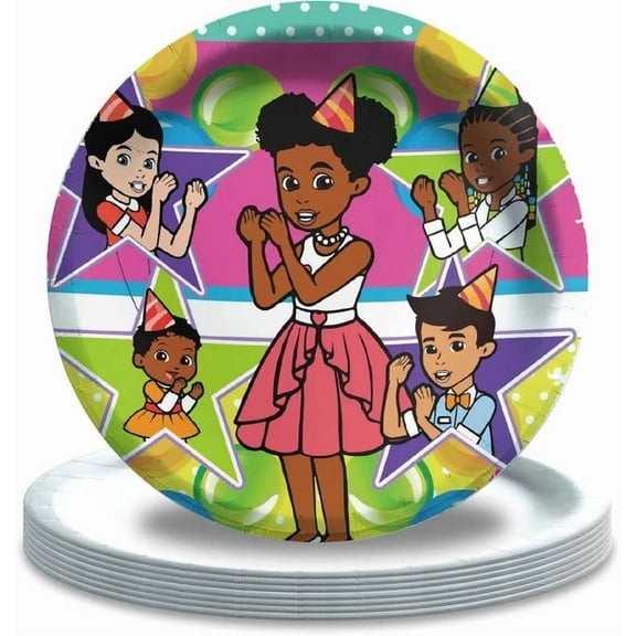 Gracies Corner Birthday Decorations Plates Party Supplies Tableware Disposable Dinnerware