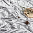 thumbnail image 7 of LuxeLiving Soft Thick Flock Blanket, Nap Blanket, Beds Sofas Use, Ultimate Comfort, Striped Design, Warmth, Winter Bedding, Stylish Home Decor, 7 of 7