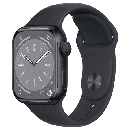 Restored Apple Watch Gen 8 Series 8 45mm Midnight Aluminum - Midnight Sport Band 3K758LL/A (Refurbished)