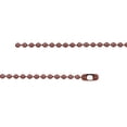 thumbnail image 2 of 4.8mm Large Antique Copper Ball Chain Necklace with Extra Durable Color Protective Finish - 26 Inches, 2 of 2