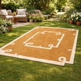 thumbnail image 6 of Geometric Mustard Wool Rug 11x13 – Tufted Rectangle Area Carpet | Bedroom, Living Room, Kids Room Floor Accent Rug, 6 of 8
