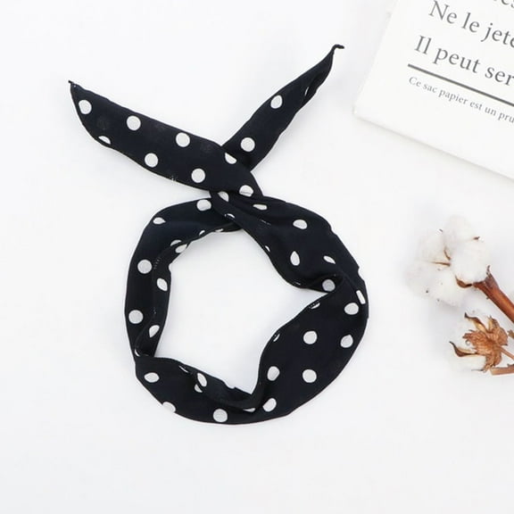 PBPBOX 4Pcs Bunny Hairband Fabric Big Bowknot Design Hair Accessory for Girls present Giving
