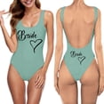 thumbnail image 1 of MKLEKYY Traje De Baño Mujer Women Fashion Letter Print Piece Swimsuit Sexy Bikini Swimwear Bathing Sleeveless Backless Swimsuit 1506, 1 of 4