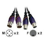 Monster Cable DJ M DJ-X-2M - Audio cable - XLR3 male to XLR3 female - 6.6 ft - shielded