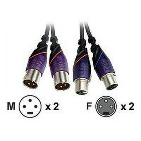 Monster Cable DJ M DJ-X-2M - Audio cable - XLR3 male to XLR3 female - 6.6 ft - shielded