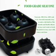 thumbnail image 3 of Bandeja con molde para cubitos de hielo con forma de calavera, fabricante de calaveras de hielo 3D para Navidad, Halloween, cócteles de whisky, jugo, 3 of 5
