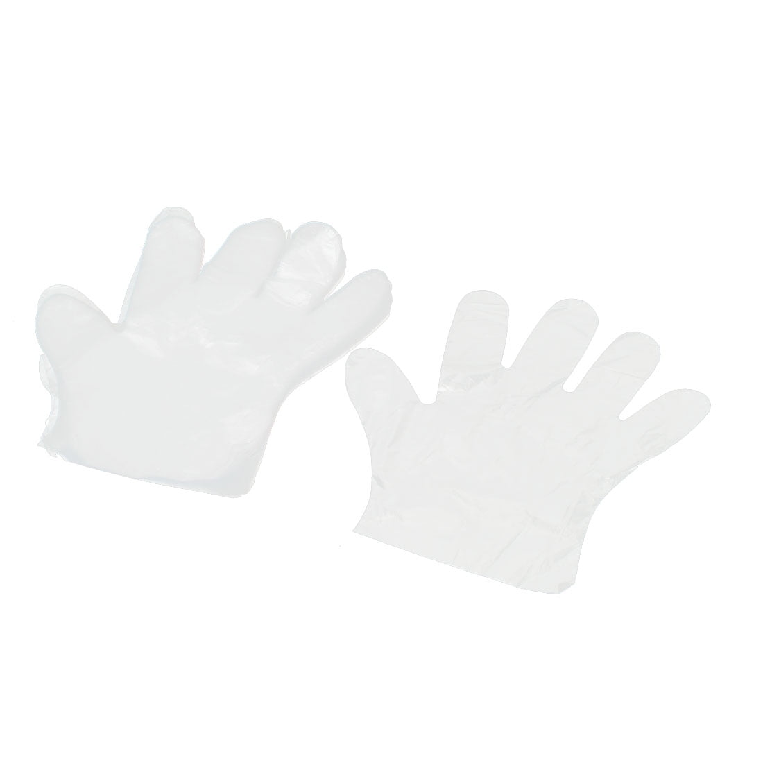 100 Pcs Clear Kitchen Food Service Hand Protective Disposable Gloves ...