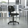 thumbnail image 3 of Flash Furniture Flash Fundamentals Mid-Back Swivel Task Office Chair with Pivot Back, Black, 3 of 16
