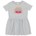 thumbnail image 3 of Inktastic Book Lover Owl Reading Librarian Girls Toddler Dress, 3 of 5
