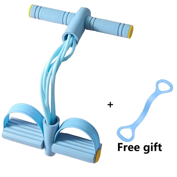 Lifetechs 6-Tube Pedal Resistance Band Multifunction Tension Rope Elastic Yoga Pedal Puller Body Stretching Trainer Home Gym Workout Equipment