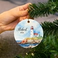 thumbnail image 4 of Coastal Lighthouse Ornament Coastal Lighthouse Christmas Ornament 2025, Personalized Lighthouse Ornament with Name and Year, Gifts for Sea Lover, Custom Lighthouse Ornament Xmas To3VYb, 4 of 6