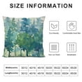 thumbnail image 5 of Shiartex Watercolor Dark Green Tree Pillow Covers  , Nature Themed Christmas Throw Pillow Covers Rustic Forest Pillowcase Decor for Indoor Outdoor Home Sofa Bedroom Living Room, 5 of 5