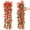Red, variant on Luxtrada Artificial Fake Hanging Flowers Vine Plant Home Garden Decor Indoor Outdoor (5pcs-5color mix)