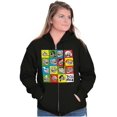 thumbnail image 4 of Troll Face Internet Memes Big Smiley Zip Up Hoodie Men's Women's Brisco Brands S, 4 of 6