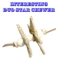 thumbnail image 4 of 3536 Leather Chew Stars - Handmade Chewable Leather & Rattan Bird Foot Toys, 4 of 6